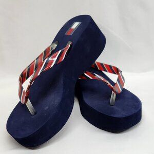 Tommy Hilfiger Sandals, Platform Flip Flops NWOB